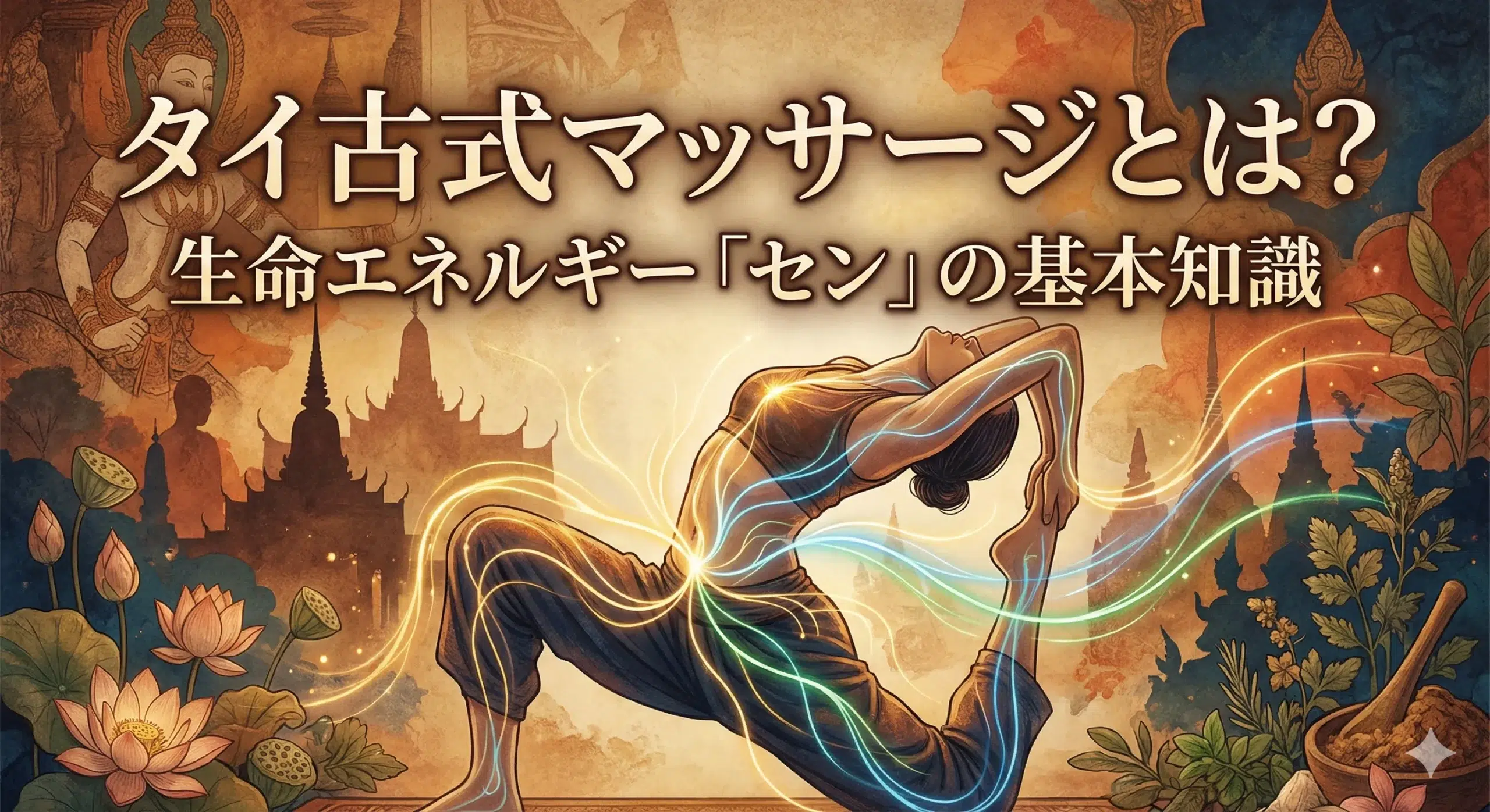 タイ古式マッサージの秘密！10個のセンの驚きの癒し効果