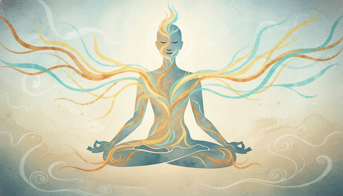 タイ古式マッサージのセンライン エネルギーの流れ イラスト